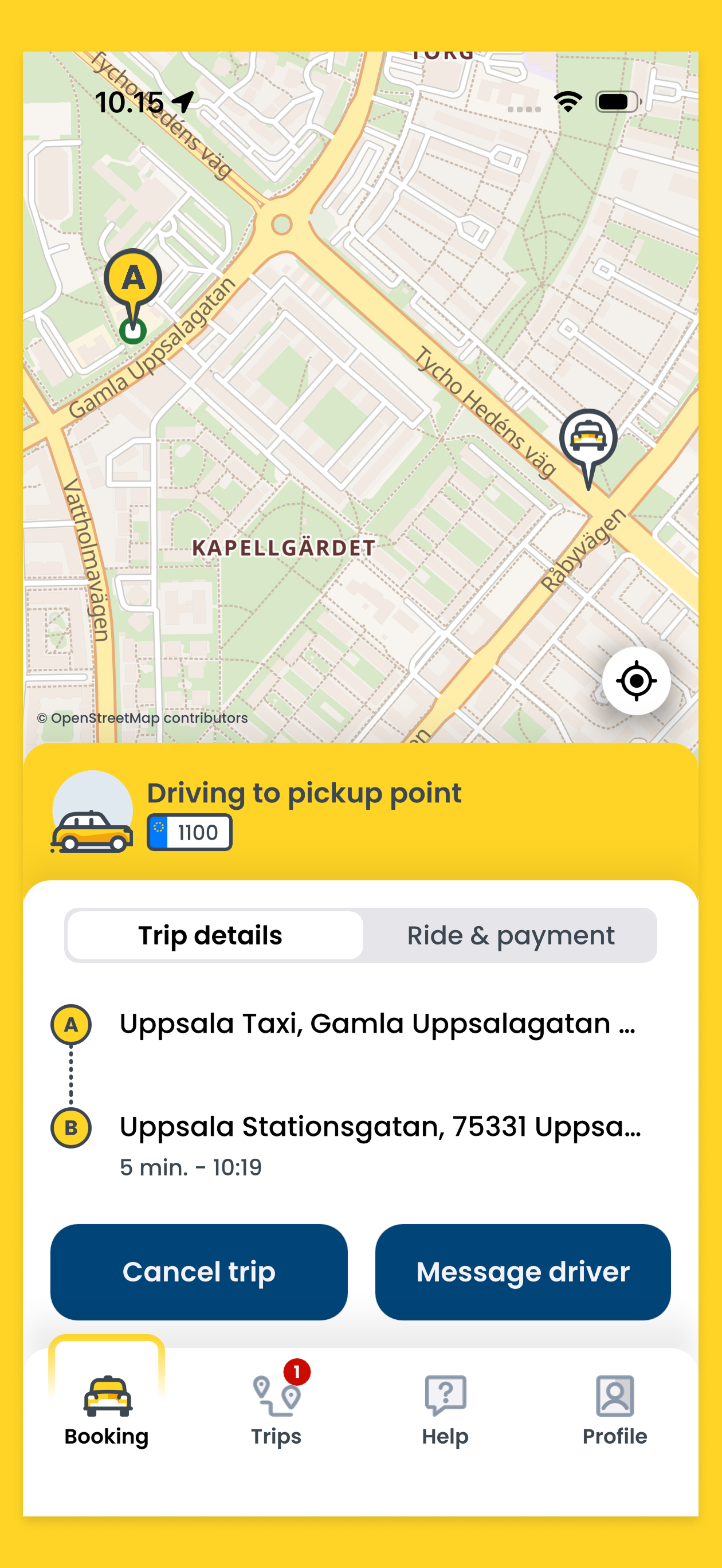 Uppsala Taxi 100 000