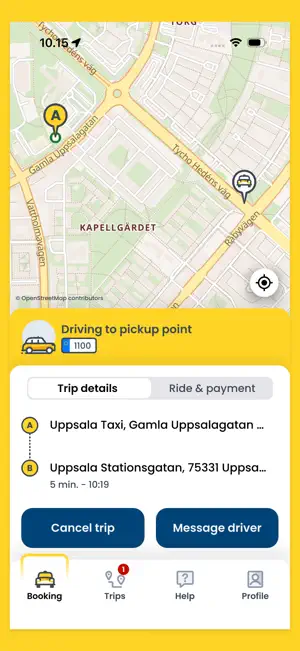 Uppsala Taxi 100 000 screenshot 3