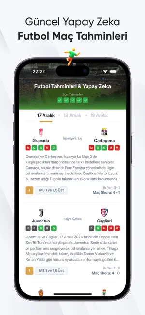 Futbol Tahminleri & Yapay Zeka screenshot 2