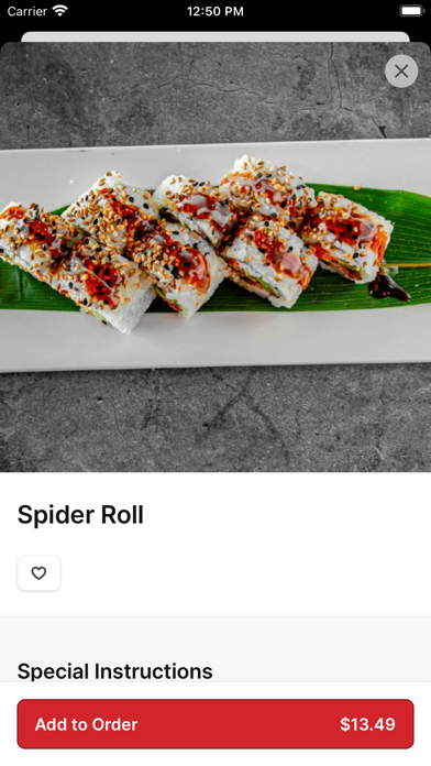 Sushi Fever Abq iPhone screenshot 3 - Food & Drink app