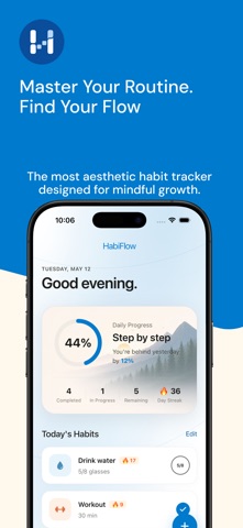 HabiFlow: Habits Tracker Screenshot 1 of 10