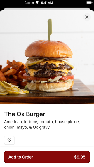 ox kitchen iPhone screenshot 3 - Food & Drink app