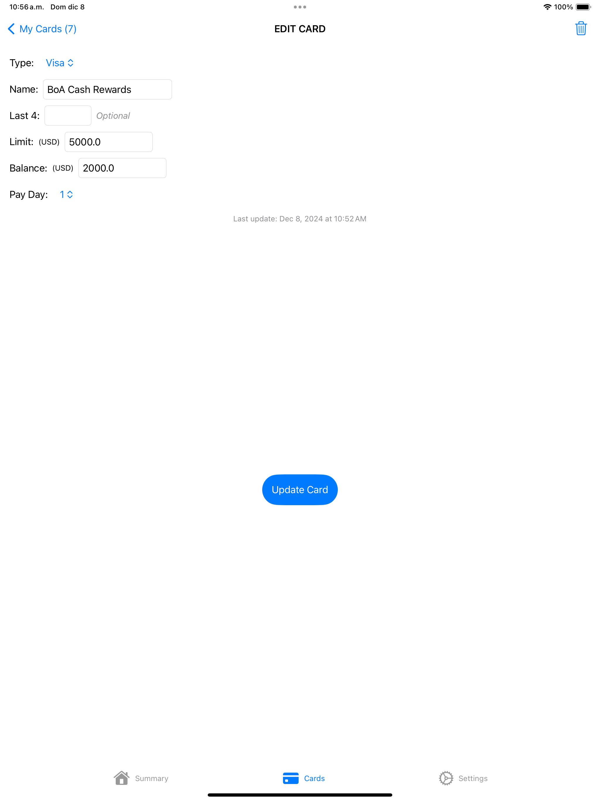CreditC Rate