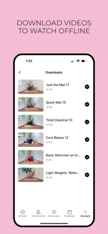 Amanda Blauer Pilates screenshot