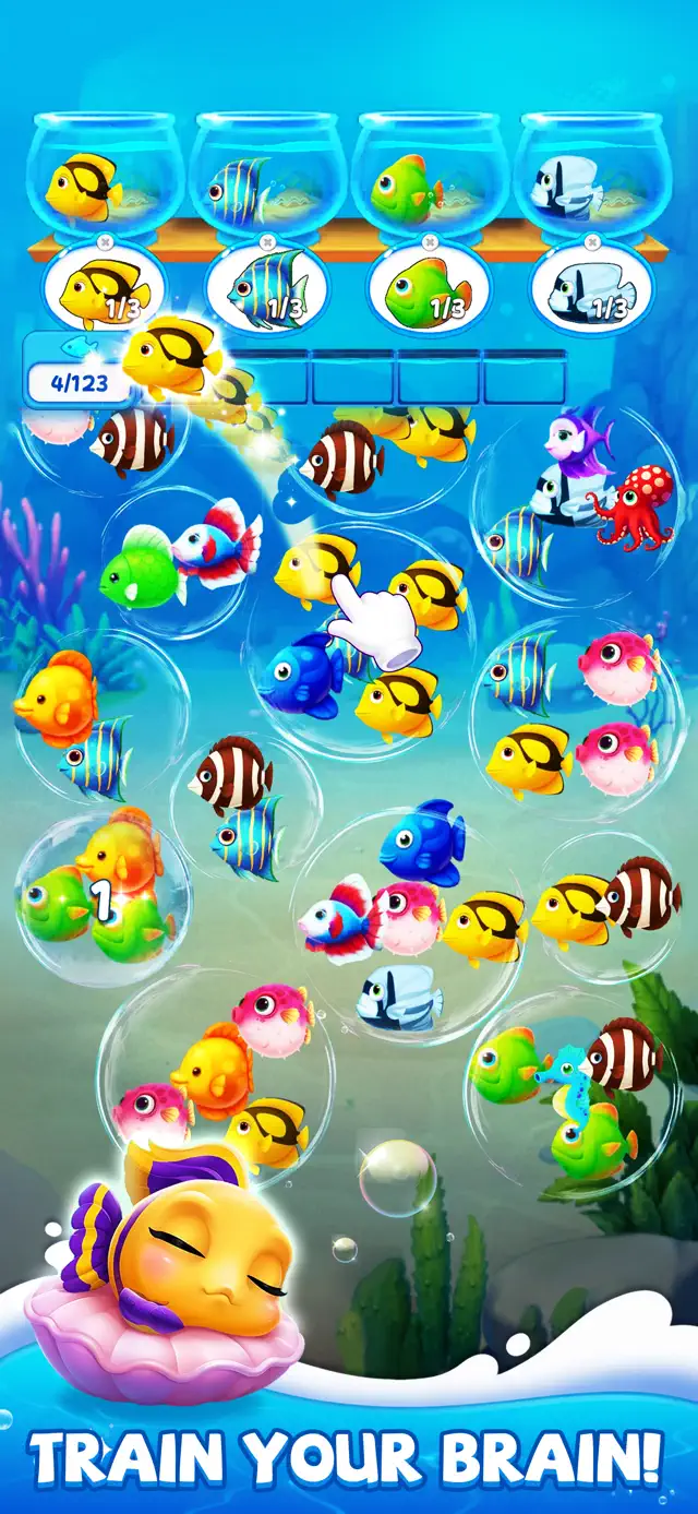 Fish Sort Puzzle - Bubble Jam screenshot 3