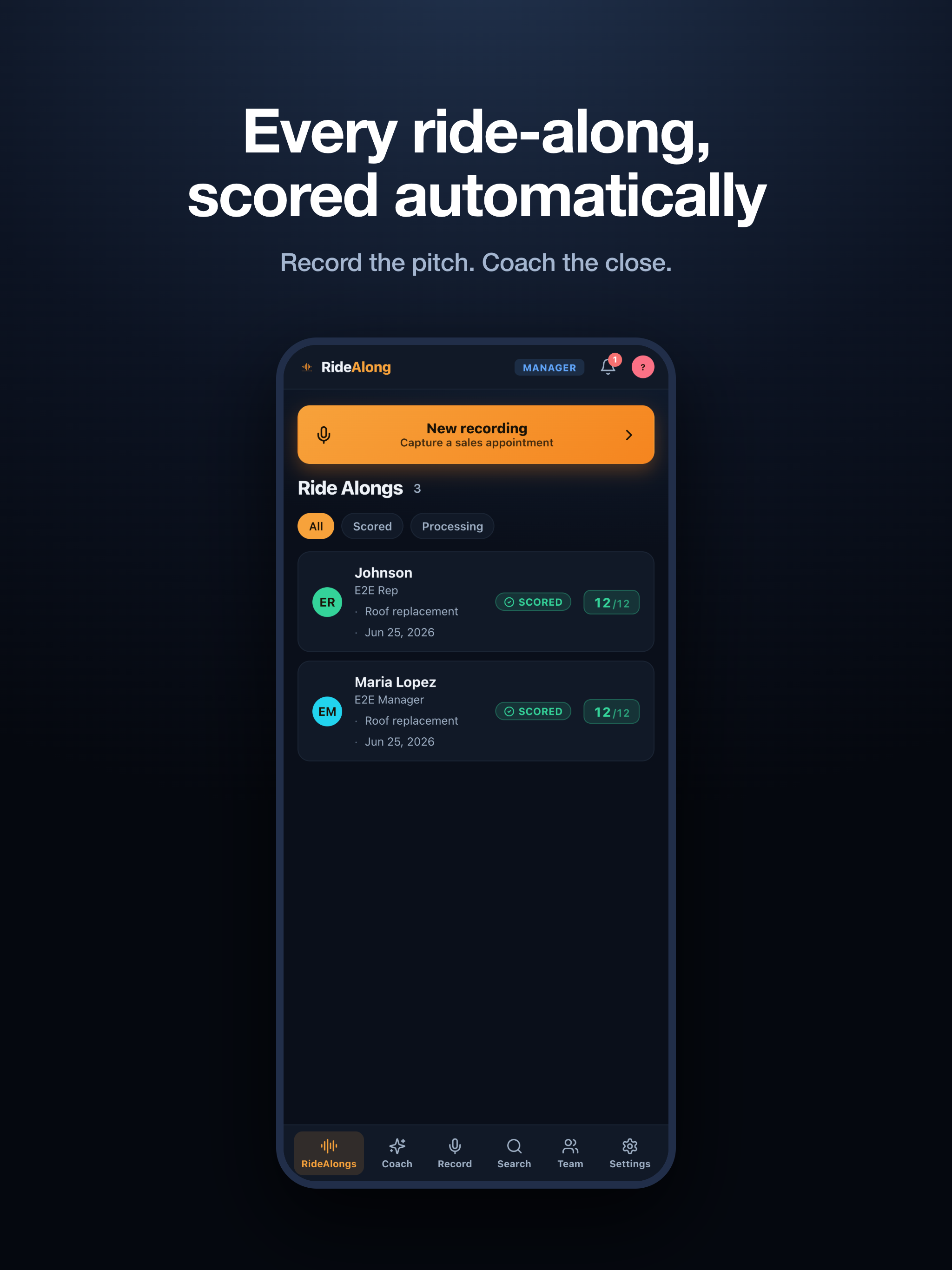 RideAlong: AI Powered Coaching screenshot 5