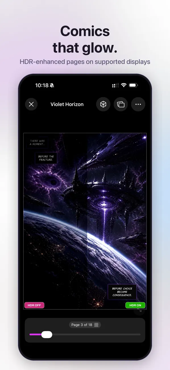 Screenshot #2 pour Lenticule: Comic Book Reader