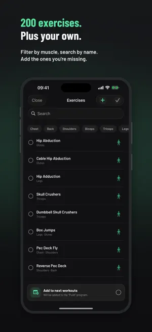 Inos Fitness: Workout Log screenshot 3