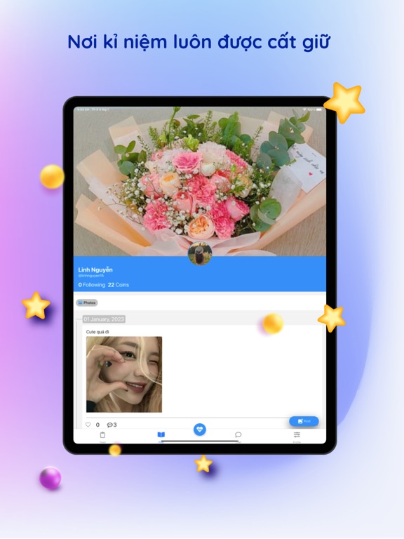 H2O - Chat, Make Friends iPad screenshot 2 - Social Networking app