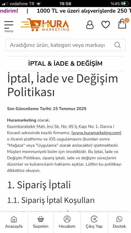 Huramarketing Alışveriş