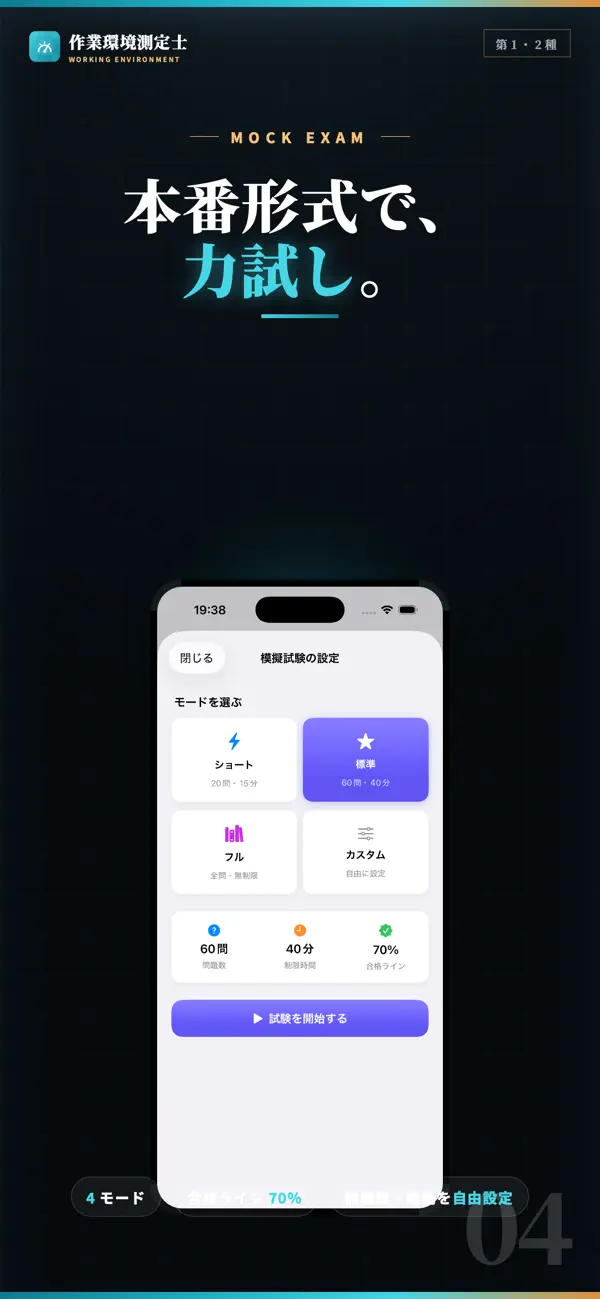 Screenshot #3 pour 作業環境測定士 第1種2種 試験対策