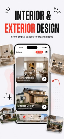 ReHome - AI Interior Design iPhone screenshot