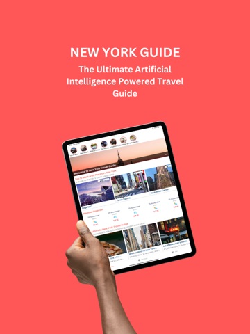 AI Travel Guide - New York iPad screenshot
