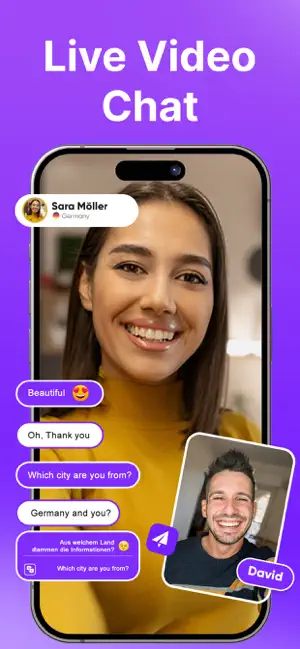 Ravi: Video Chat, Meet Singles iPhone screenshot 1