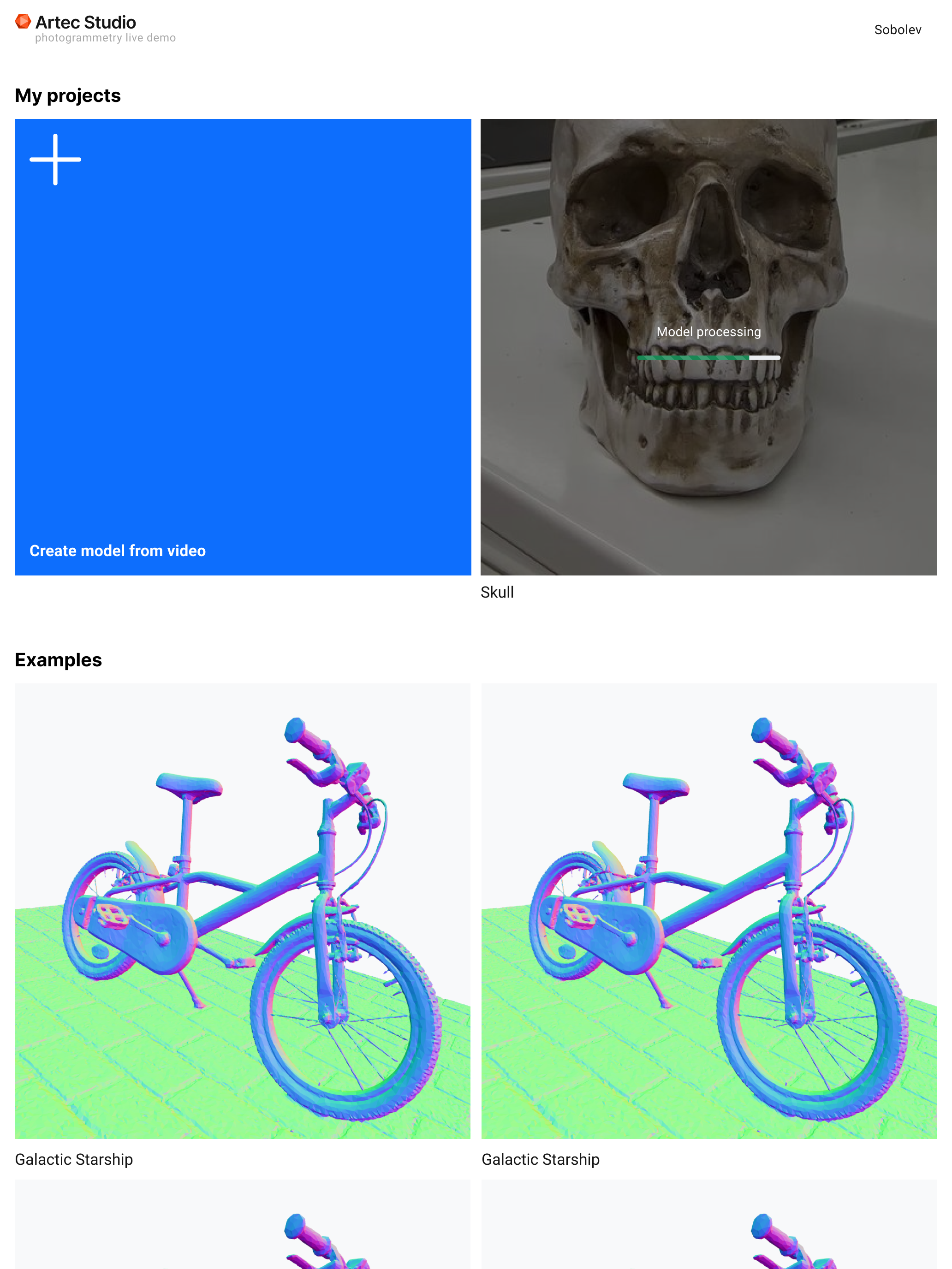 Artec Photogrammetry