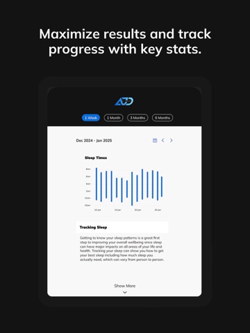 AJD Fitness iPad screenshot