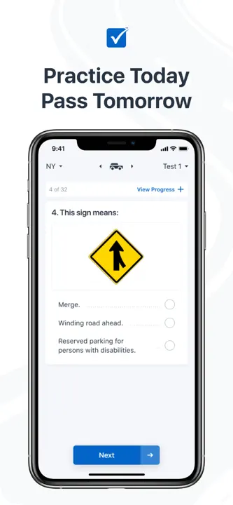 DMV WRITTEN TEST: Screenshot 3 von 6