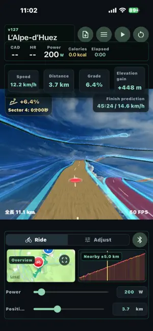 GPXBicycleTrainer screenshot 4