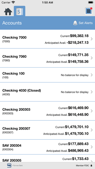 The Farmers Bank – Business Screenshot