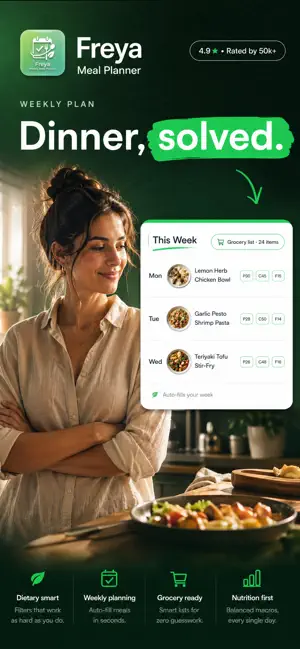 Freya: Meal Planner screenshot 1