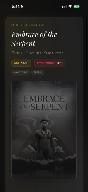 CineMatch (The Curator) screenshot 4