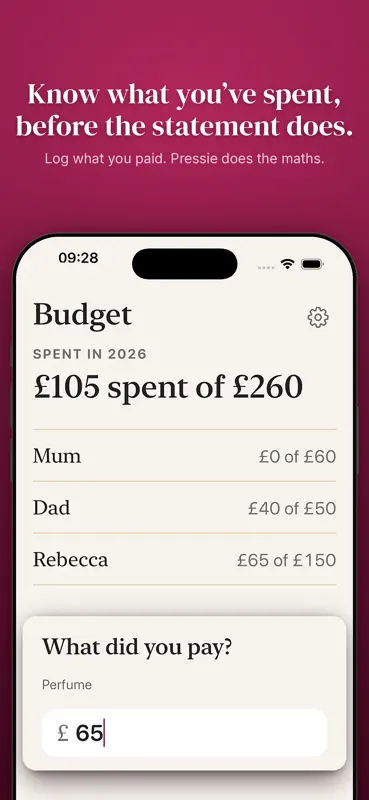 Pressie: Birthday & Gift List screenshot 3 of 5
