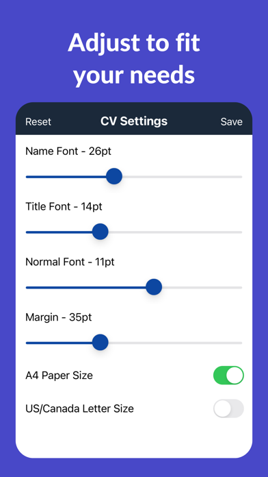 Resume Builder - CV Engineer Screenshot