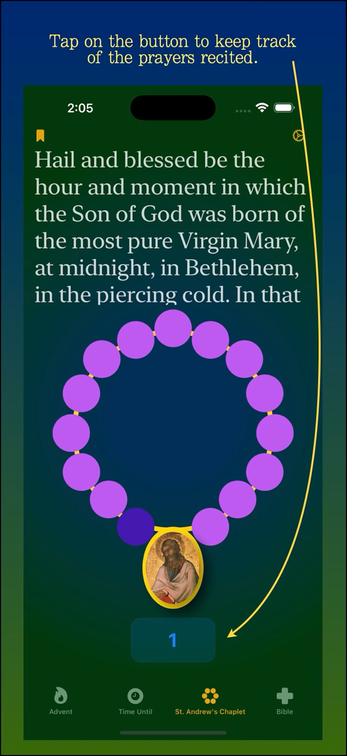Advent  St Andrew Chaplet