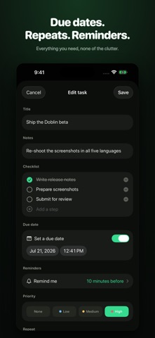 Doblin – To-Do List & Focus Screenshot 4 of 4