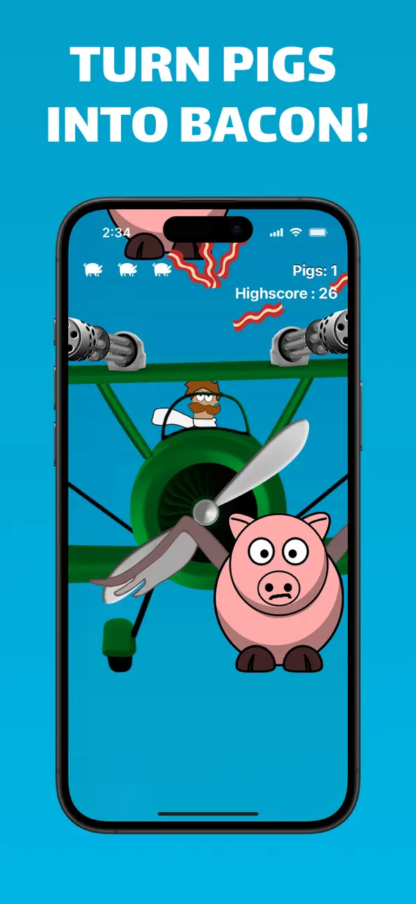 Screenshot #1 pour Piggy Plane