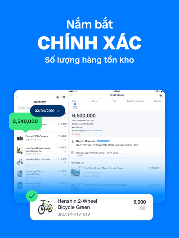 Screenshot #5 pour Sapo - Quản lý bán hàng