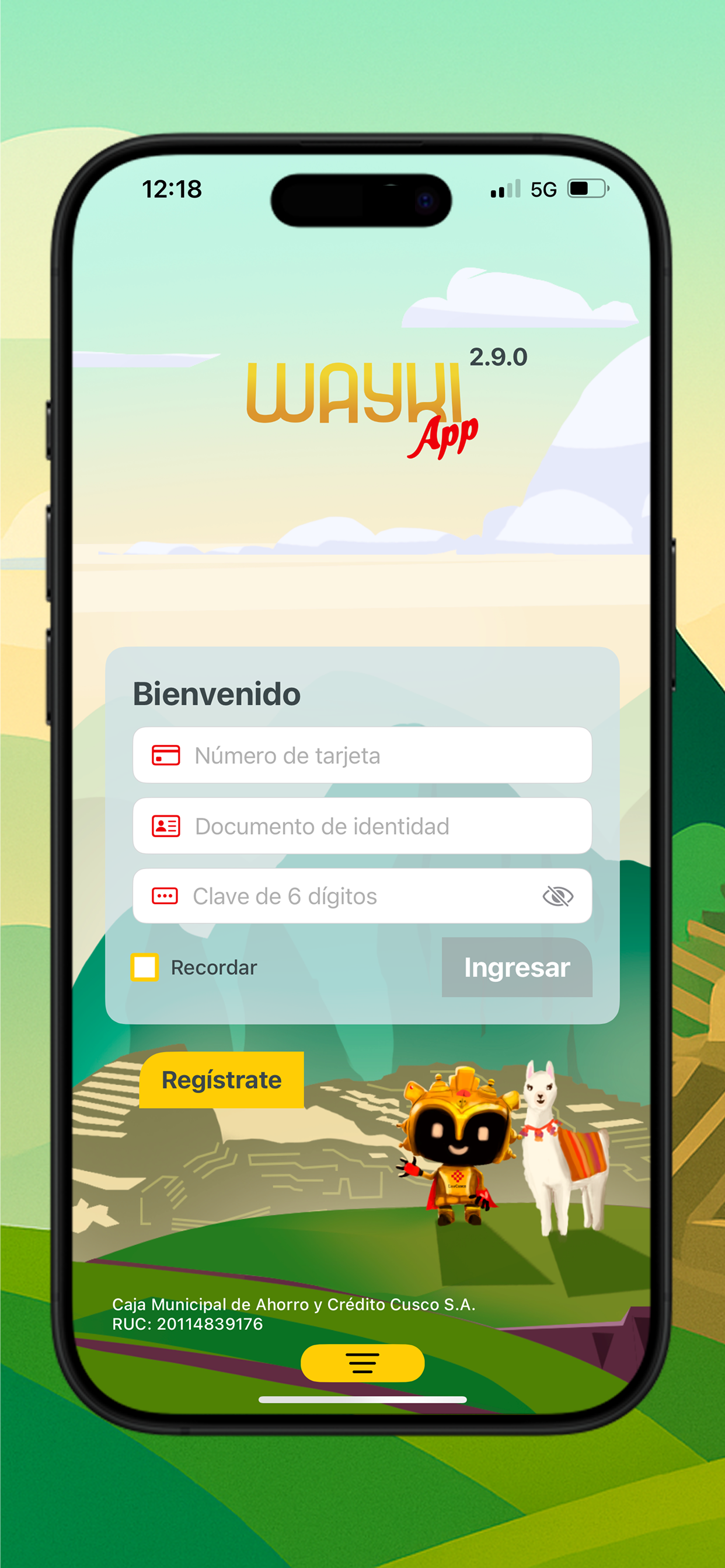Wayki App - Caja Cusco Móvil
