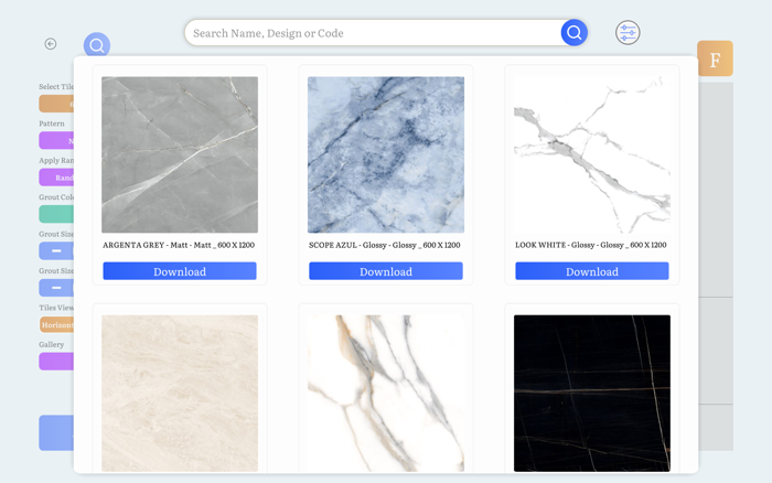 Tiles Visualizer - 3D Mockup