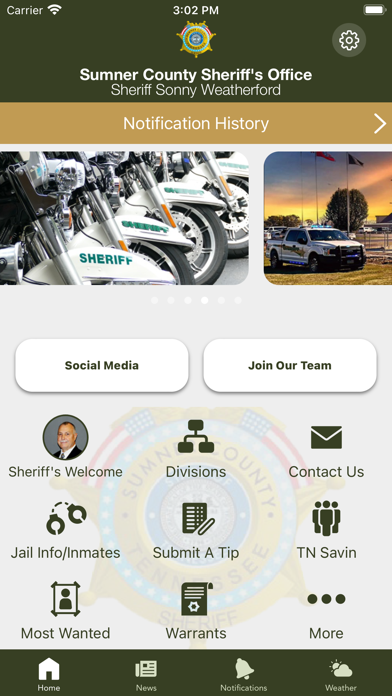 Sumner County Sheriff TN Screenshot
