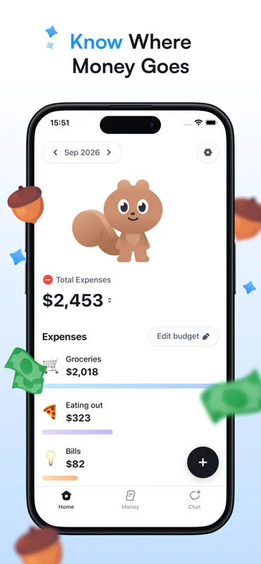 Squirrlo - Budget Planner screenshot 1 of 6