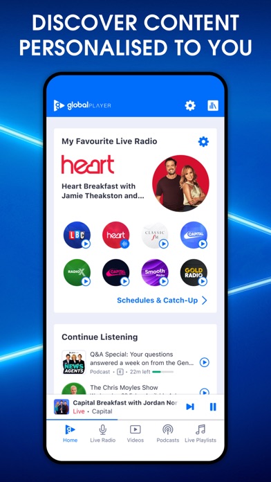 Screenshot #2 pour Global Player Radio & Podcasts
