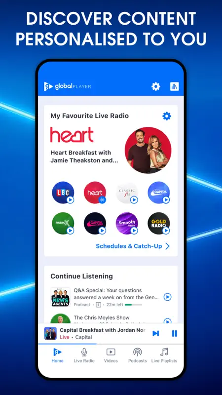 Global Player Radio & Podcasts screenshot 2 of 7
