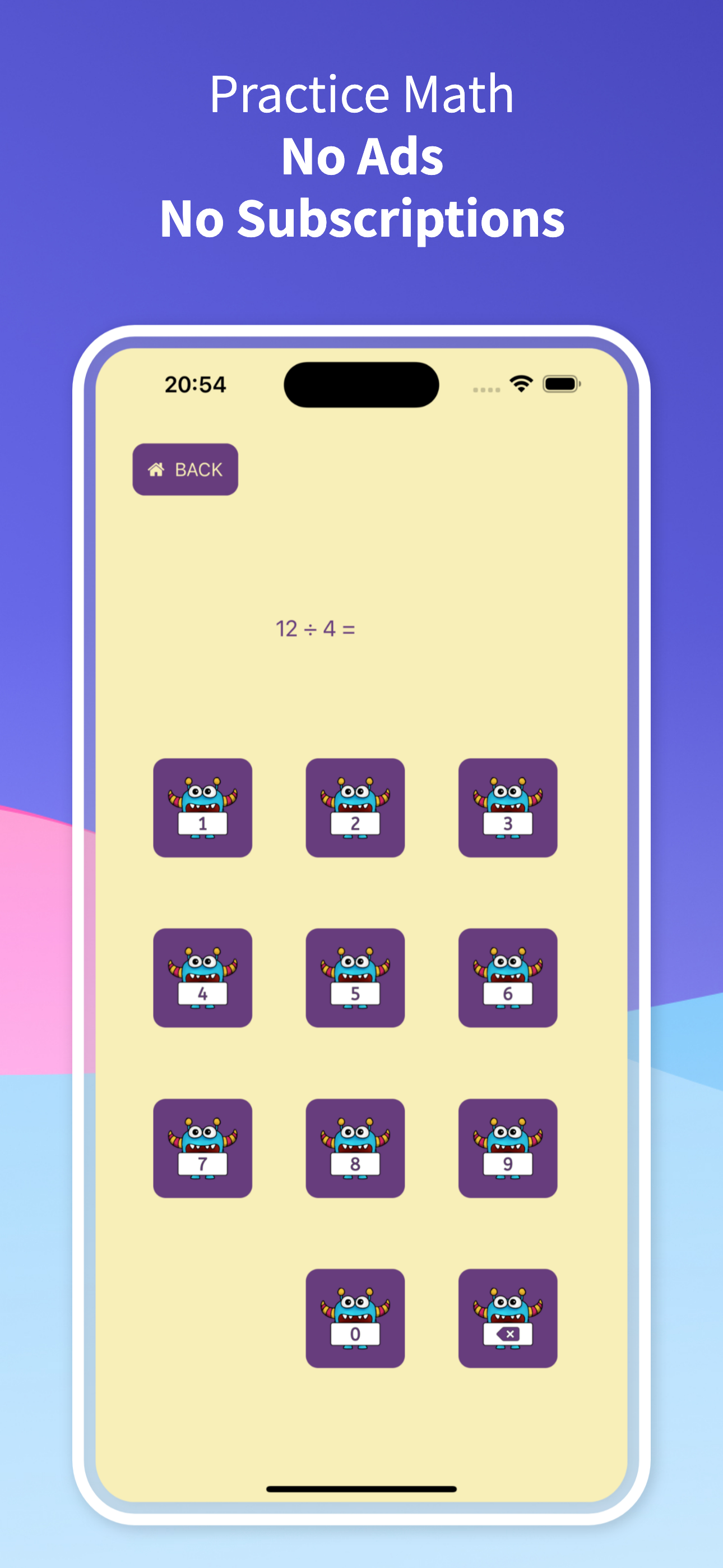 Monsty: Let's Practice Math