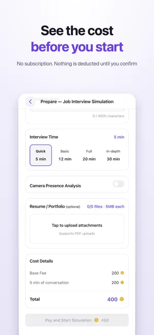 inif - AI Interview Coach screenshot 2