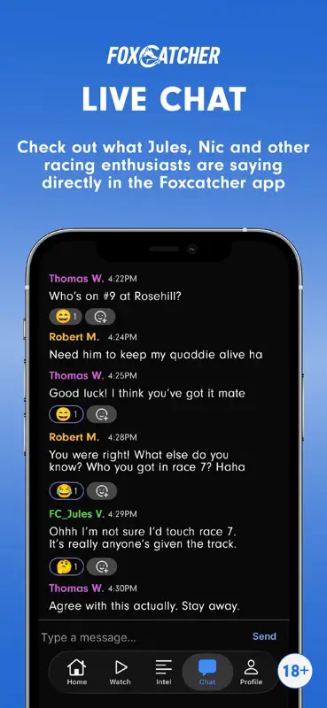 Foxcatcher- Racing Insights screenshot 4 of 5