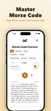 Morse Code Trainer & Practice screenshot 1