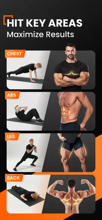 Home Workout for Menのスクリーンショット（3/8）
