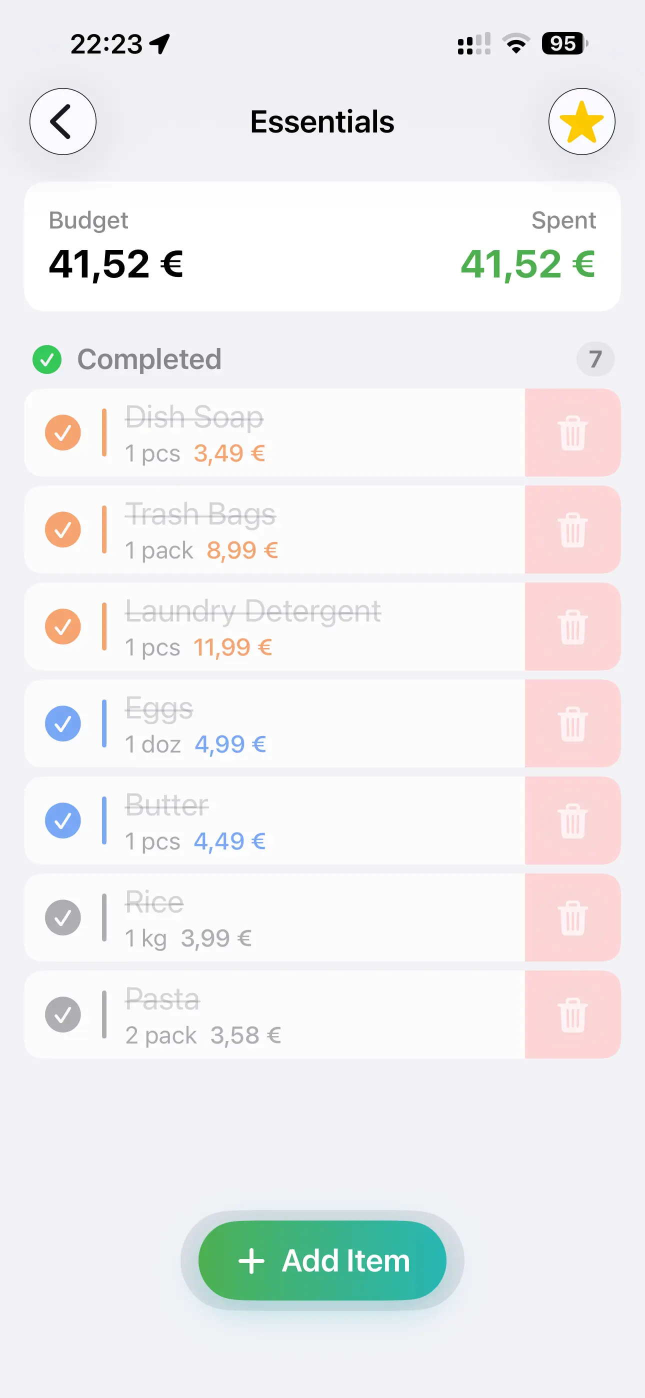 #7. Chroma Shop List (iOS) Av: Gianfranco Antenucci