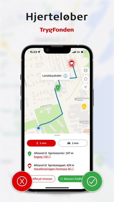 TrygFonden Hjerteløber Screenshot