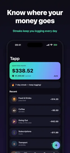 Tapp: Expense Tracker screenshot 2