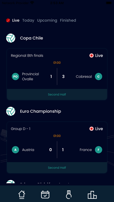 GOLA: Football Live Screenshot