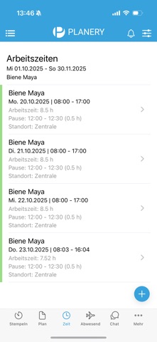 Planery screenshot
