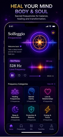 Solfeggio Frequency Healing Screenshot 1 of 2