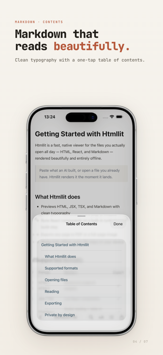 Htmllit - HTML Preview, Viewer Screenshot 4 of 7