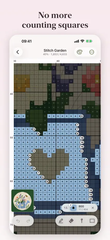 Stitch Garden: Cross Stitch screenshot 6 of 9